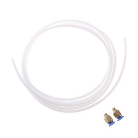 iplusmile 2pieces Meters PTFE Printer Tube Connectors Compatible Bowden Hotend High-Temperature Resistance Pneumatic Connection Od for Reprap Rostock Printers