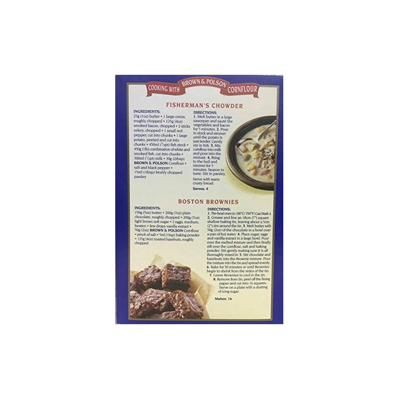 Brown & Polson 25341 Original Patent Cornflour, 250g