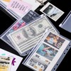 Pack of 20 A6 Holes Binder Pockets, 6-Hole Binder Pockets,
