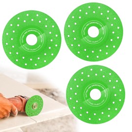 SUNJOYCO Glass Cutting Disc for 4-1/2 Inch Angle Grinder, 4.5 Inch Diamond Saw Blade Wheel, Ultra-Thin Rock Slab Grinding Disc, Ceramic Tile Cutting Blade with 7/8Inch Arbor