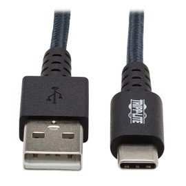 Tripp Lite Heavy Duty USB-A to USB C Charging Sync Cable Android M/3ft