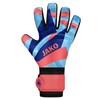 JAKO Unisex Goalkeeper Gloves River Basic Junior RC Coral/Sky Blue/Navy,