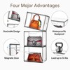 Purse Organizer for Closet,Clear Acrylic Display Case for Handbag Organizer,