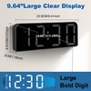 Sukeen Digital Wall Clock Digital Alarm Clock Silent Alarm Clock