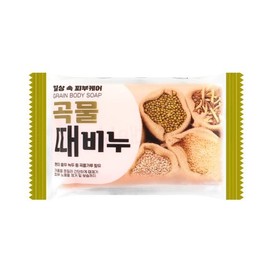 Jae-u Yu-ji Skin Care Grain Exfoliating Soap 150g Bath Scrub Herbal Soap Exfoliation / 피부케어 곡물 때비누 150g 목욕 세신 한방비누 각질제거