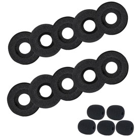 Replacement Ear Pads for Plantronics Headset, Foam Ear Pads Compatible with Plantronics Blackwire C320 3210 3220 3320 3225 HW251N HW261N HW510 HW520 HW720 H251N H261N H351N Headphones (10 pcpc)