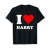 Red Heart I Love Harry T-Shirt