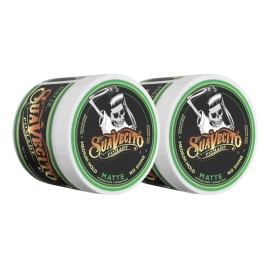 Suavecito Pomade Mate 4oz/113g (2 Piezas) Cera Para Peinar