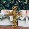 Comfy Hour Faith and Hope Collection Wall Hanging Cross (Gold)
