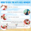 Wettarn 4 Pack Kite String Reel Winder Kite String Spool