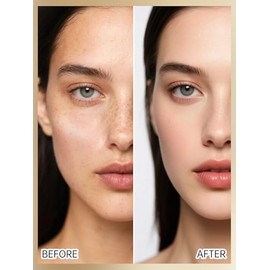 CATKIN BB Cream - Base de cojín de aire, cobertura completa, corrector hidratante, maquillaje natural con recambio gratis, color marfil beige, 0.4 onz