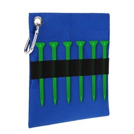 Fishlor Golf Tee Pouch, Tee Ball Storage Bag Golf Tee Bag with Zipper, for Golf Enthusiasts Outdoors