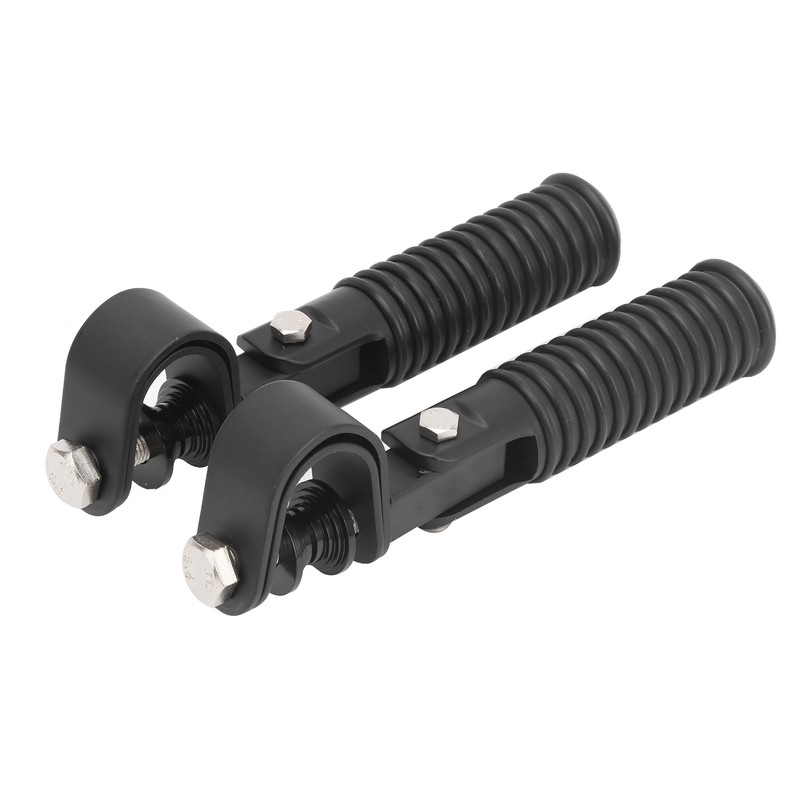 Pair of Motorcycle Foot Pegs Clamp Footrest Mount for 1in