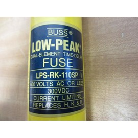 Bussmann LPS-RK-110SP-TP LPSRK110SPTP Low-Peak Fuse Long Body