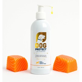 Metazoo Dog Protect Aceite de salmón para Perro, Omega 3, 6 y 9