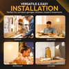 ShopN5 LED Motion-Activated Directional Rotating Flexible Sensor Dusk to Dawn