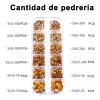 Courhope Kit Pedreria Cristales Para Uñas Piedras Decorativas 2150pzs