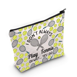 Funny Tennis Gift for Women Tennis Lover Gift Tennis Player Makeup Bag Tennis Coach Tennis Team (OH WAIT)