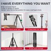 FreeSea 72 inch Camera Tripod,Transverse Center Column Aluminium DSLR Tripod