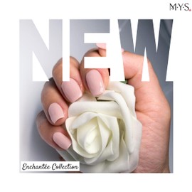 MYSc Semi-Cured Gel Nail Wraps – 20 UV Gel Strips for a Long-Lasting, Salon-Quality Manicure at Home – Easy to Apply, No Smudges, Chip-Resistant, Easy to Remove, Works with Any UV Lamp (Dusty Blush)