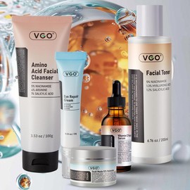 AOLG VGO Skincare Five-step Routine Daily care Repair Moisturizing Improving skin condition-A - Specification: Five piece skincare set