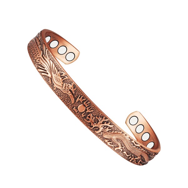YINOX Pure Copper Magnetic Therapy Arthritis Bracelet for Men, Effectively