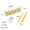 YOHA Clear Deviled Egg Tray Carrier with Lid 12 Grids