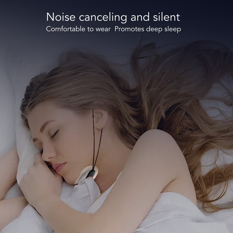 Smart Throat Snoring Device with Magnetic Patch Pulse Massage Relieve