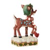 Jim Shore Rudolph Traditions Rudolph in Aviator Hat and Scarf