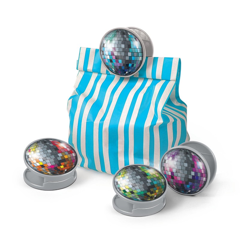Genuine Fred BOOGIE BITES, Disco Ball Bag Clips, Set of