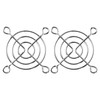 sourcing map Cooling Fan Grill Protective PC Fan Guard Metal