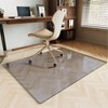 Koonmi Tempered Glass Chair Mat for Hardwood Floors & Carpets,