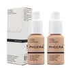 2Pack PHOERA Foundation Full Coverage Liquid Foundation Cream - Long-lasting