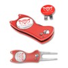 VISUALIZE Premium Golf Divot Repair Tool Kits with Ball Marker-