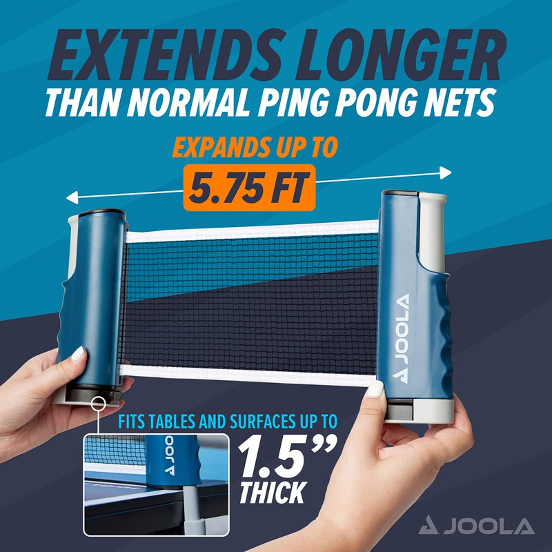 JOOLA Essentials Series Variant 2-Player Competition Ping Pong Ultimate Net