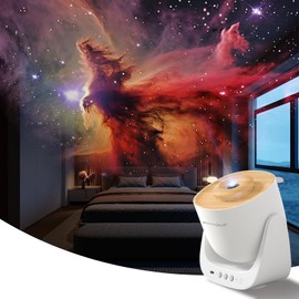 BOXVOUS Galaxy Star Projector for Bedroom, Home Planetarium Night Light Projector with Timer High-Definition Soft Light for Relax, Kids, Ceiling, Room Decoration, Gifts