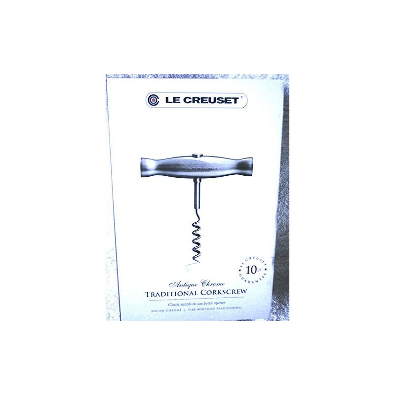 Le Creuset Antique Chrome Traditional Corkscrew