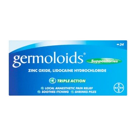 Germoloids Suppositories 24s
