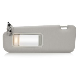 TadaMark Left Driver Side Sun Visor Fit for Mazda CX-9 2010 2011 2012 2013 2014 2015 Gray with Mirror & Light Replace # TDY1-69-320