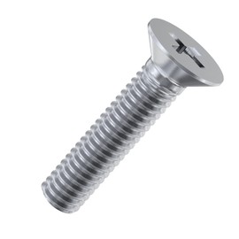 Accu - M2 x 10mm Phillips Countersunk Screws (DIN 965H) - Stainless Steel (A2) (Pack of 200)