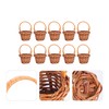 DOITOOL Miniature Mini Baskets Basket 10 Pcs Mini Shopping Basket