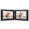Giftgarden 4x6 Double Picture Frame with Real Glass Display Horizontal
