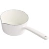 Scizorito 1.2L Enamel Milk Pan, Nonstick Milk Pot with Pour
