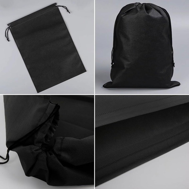 Drawstring Bag, 1 Large Organizer, Waterproof, Dustproof, Shoe Bag, Travel,
