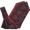 Great British Tie Club Mens Paisley Satin Reversible Ascot Cravats