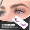 Mikinona Stunning Fake Eyelashes 3d Colorful Lashes for Weddings Parties