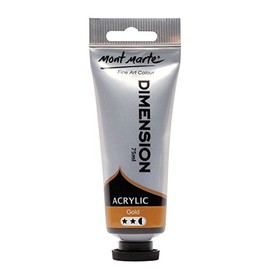 Mont Marte Dimension Acrylic 75ml - Gold