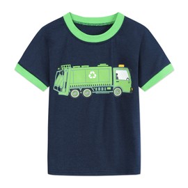 Toddler Boys Pajamas Monster Truck 100% Cotton Kids Dinosaur 2 Piece Short Sets Summer Sleepwear Clothes Set 1-7 T