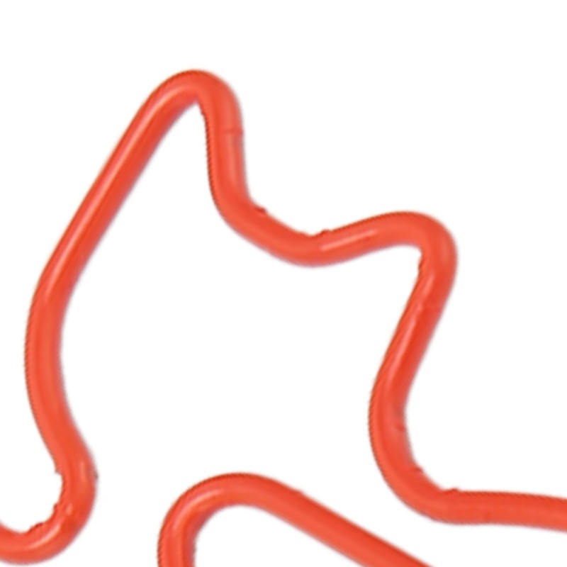 100pcs Cat Shape Paper Clips Plating Process Increased Slip Resistance