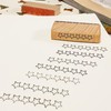 Wissppoott 3-Piece Wooden Rubber Stamp Set - 6-Star Rating Stamp,
